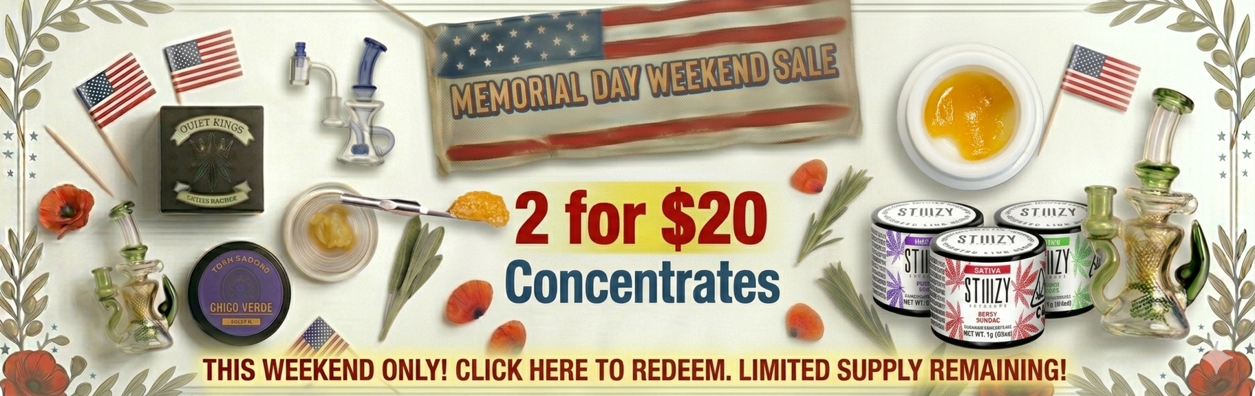 2 for $20 Concentrates
