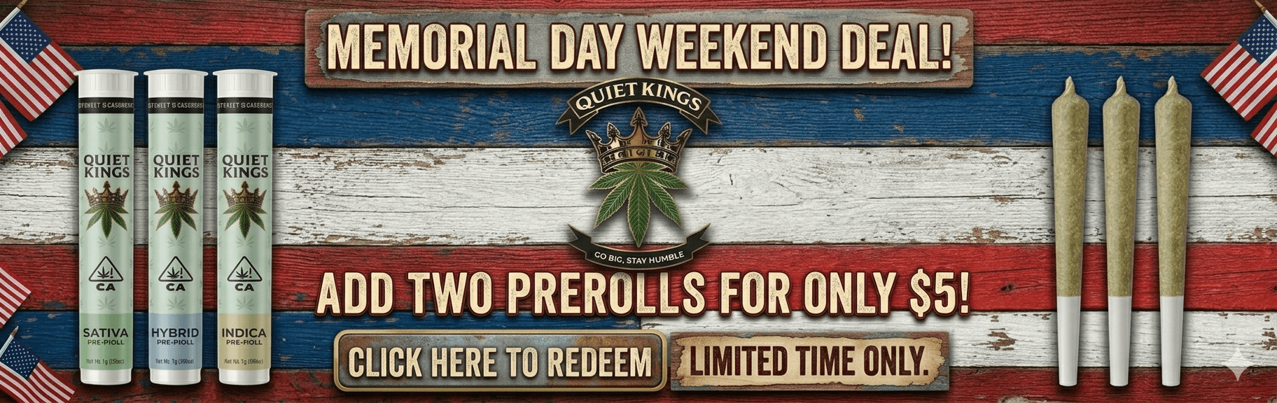 2 for $5 Pre Rolls Collection