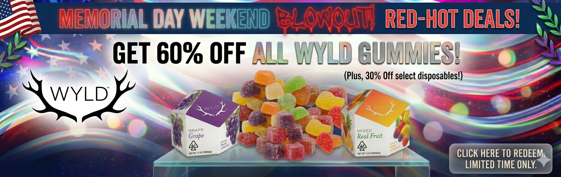 60% off WYLD