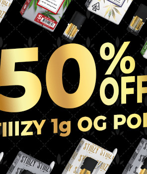 50% Off STIIIZY OG Pods