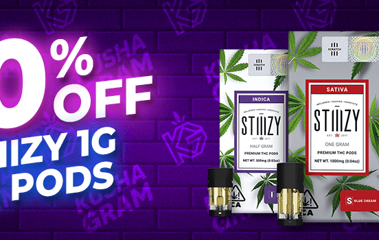 50% Off STIIIZY OG Pods