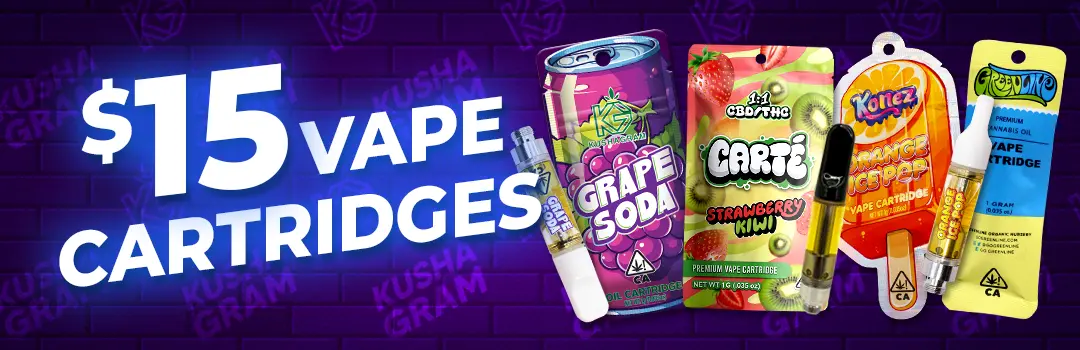 $15 Premium Vape Carts
