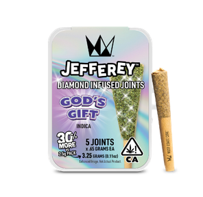 Gods Gift Jefferey Infused Joint .65g 5pk 3.25g 3.25 g