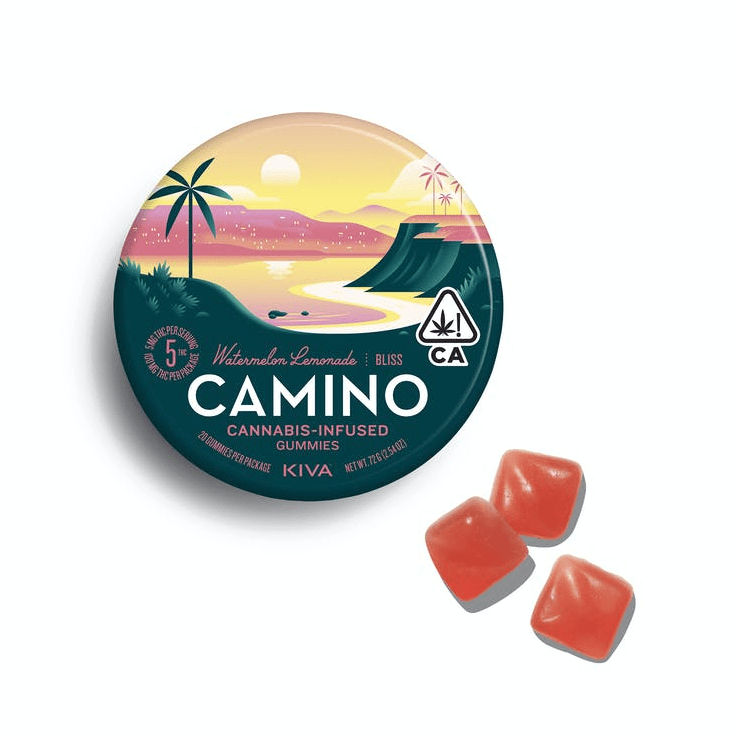 Camino Watermelon Lemonade "Bliss" Gummies - 100mg