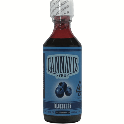600mg Blueberry THC Syrup Tincture