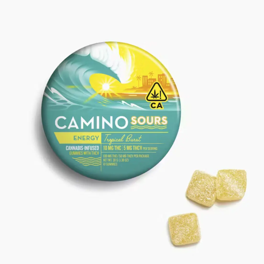 Camino Sours 'Energy' Tropical Burst Gummies 72.00 g