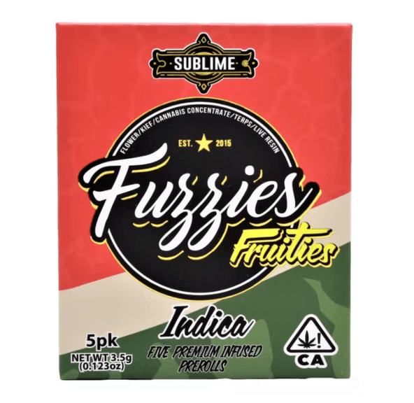 Fruity Fuzzies - Watermelon 3.5g (5 Pack) (Indica)
