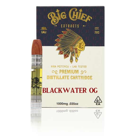 Big Chief THC Cartridge 1G - Blackwater OG