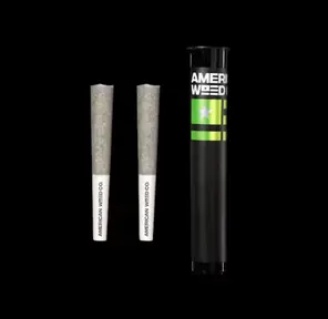 American Weed Co. Infused Pre-roll 2pk Lemon Haze 1g
