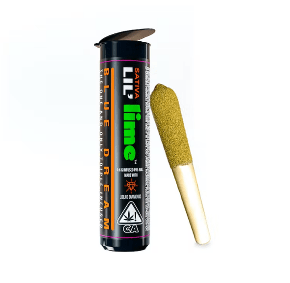 Diamond & Hash Infused Lil' Lime (Mini Pre Roll) | Blue Dream