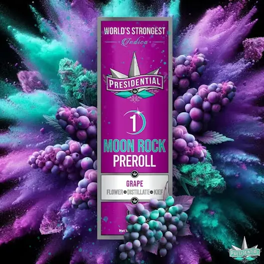 Presidential Moon Rock Pre-roll Grape 1g