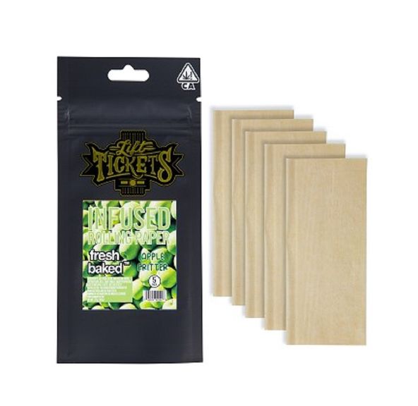 Apple Fritter Live Resin Infused Rolling Paper - 5 pack