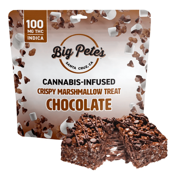 Big Pete's Chocolate Rice Crispy Treat Indica 100mg at Kolas