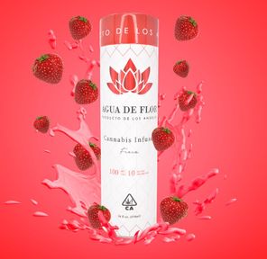 Agua de Flor- 100mg Fresa (Strawberry)