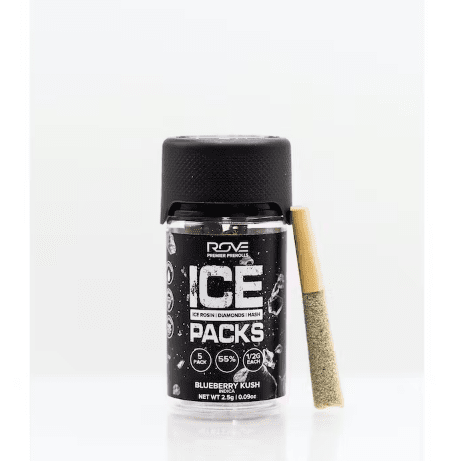 Ice Packs Rosin, Diamond, Hash Infused - 5pk | Purple Trainwreck