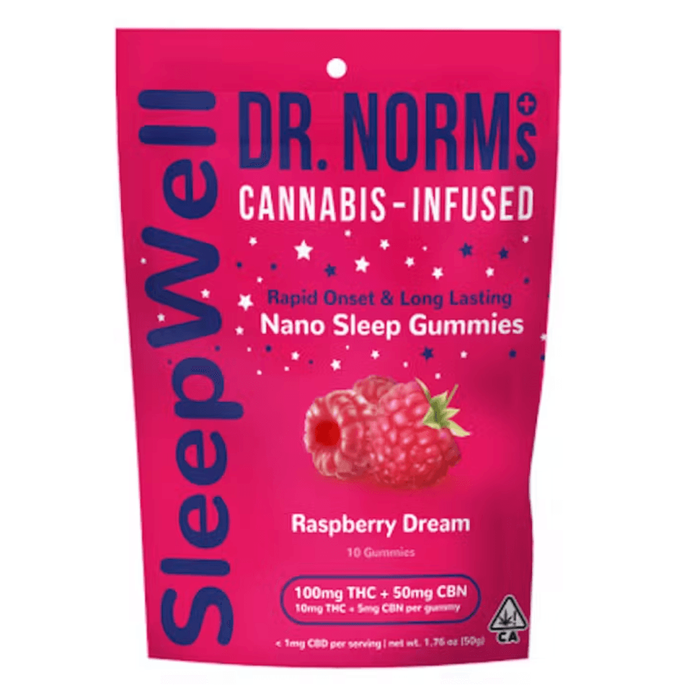 Dr. Norm's | SleepWell Raspberry Dream Fast-Acting Sleep Gummies | Sweede