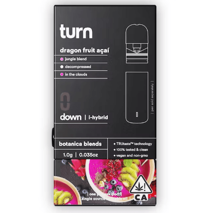 Turn | dragon fruit açaí (i-hybrid) / botanica blends / pod | Sweede