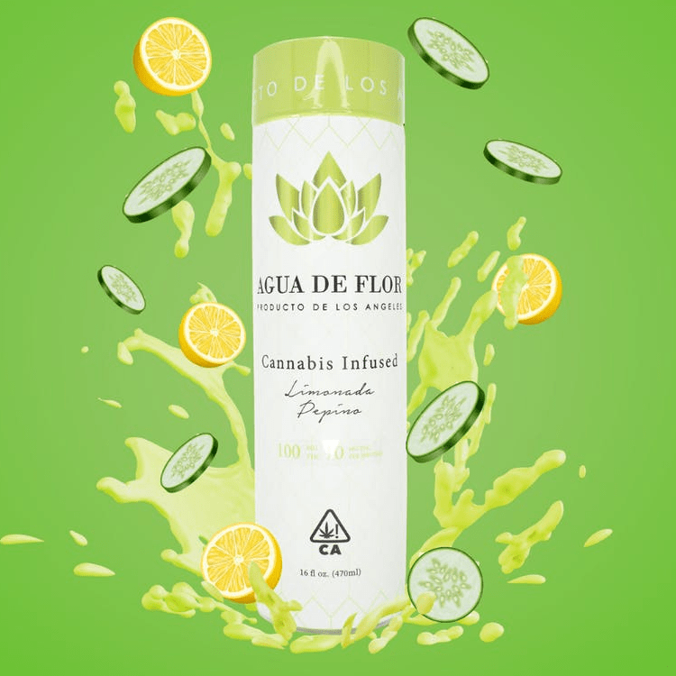 Agua de Flor - 100mg Limonada Pepino