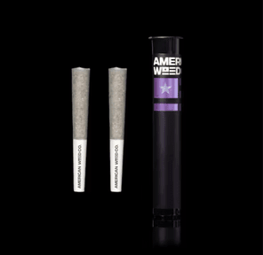 American Weed Co. Infused Pre-roll 2pk Lavender Dream 1g
