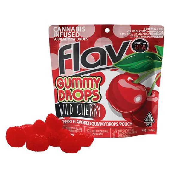 Gummy Drop - Wild Cherry - 100mg