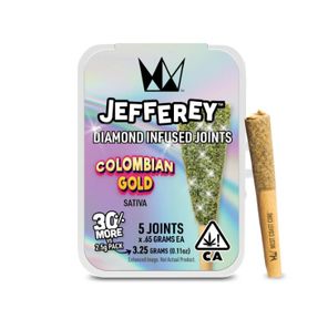 Colombian Gold Jefferey Infused Joint .65g 5pk 3.25g 3.25 g