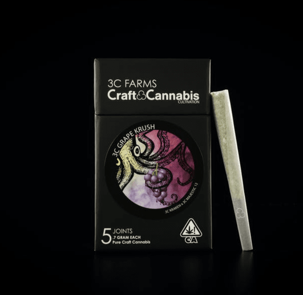 3C | Grape Krush Prerolls (5 Pack)