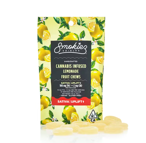 Lemonade SATIVA 100mg THC Fruit Chews