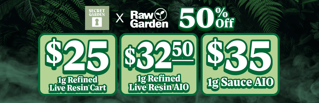 50% off Raw Garden