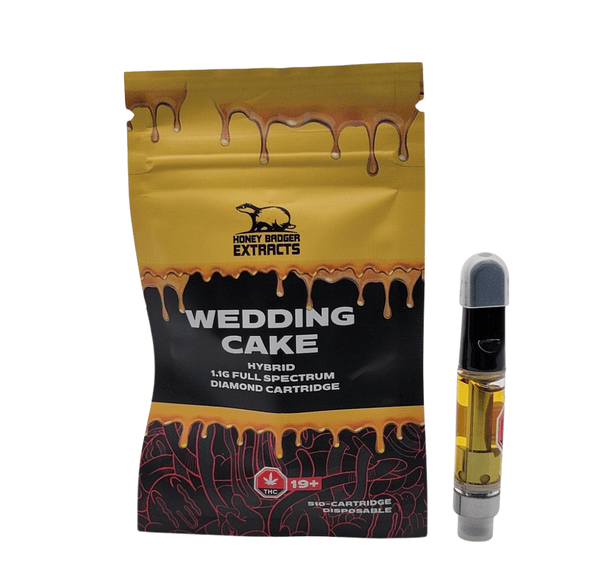 Wedding Cake 1G Liquid Diamond Cartridge by Honey Badger