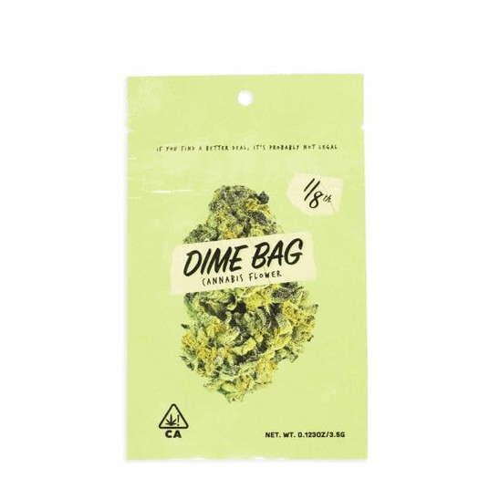 Dime Bag Flower Strawberry Banana 3.5g