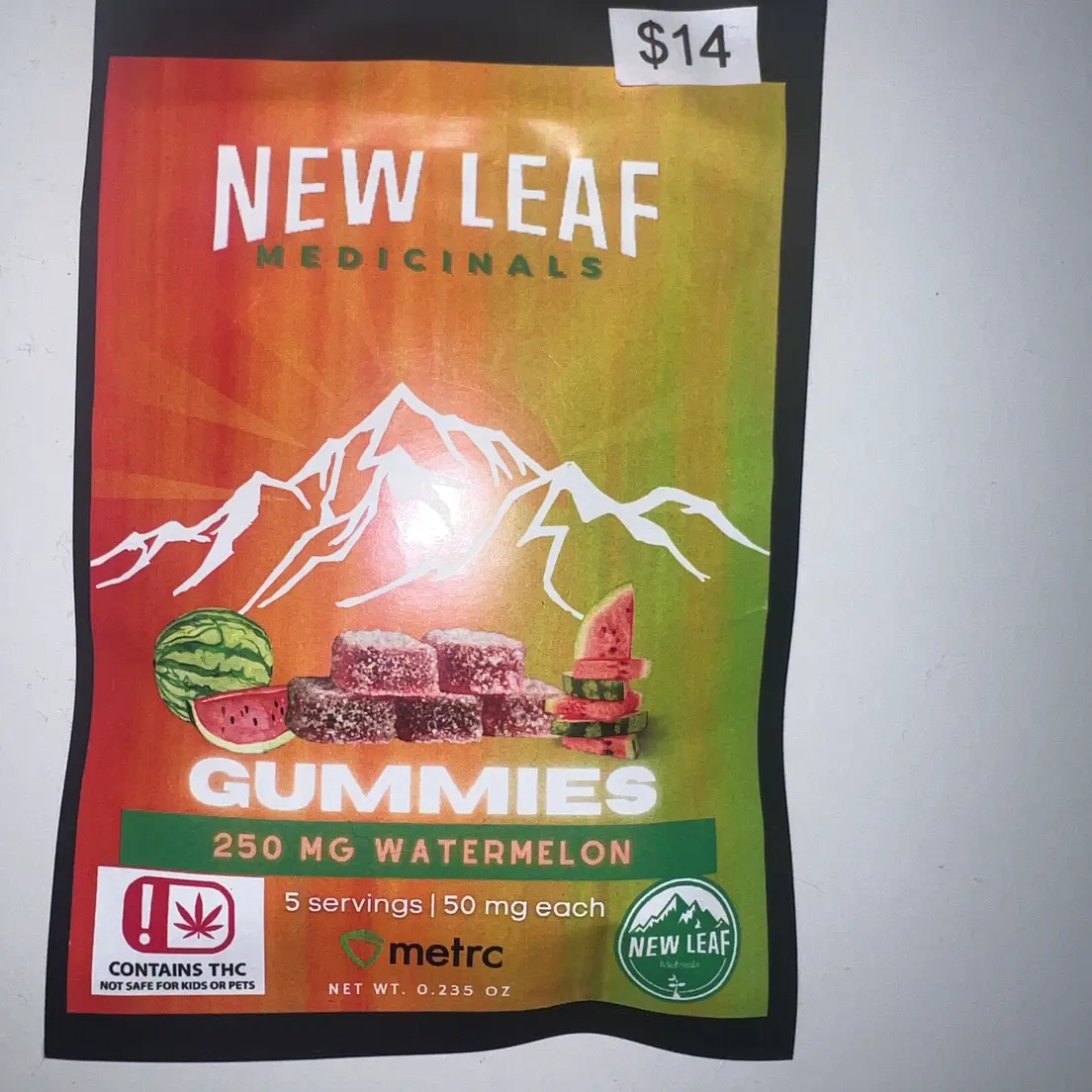 250mg Watermelon Gummies