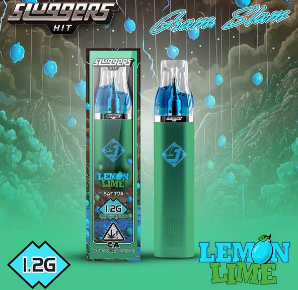 Sluggers AIO Vape Lemon Lime 1.2g