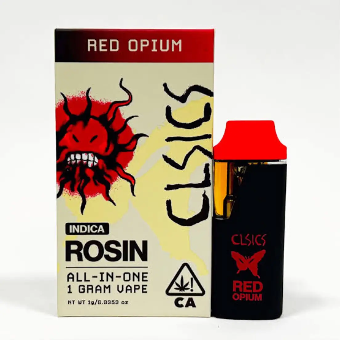 ***CLSICS - Red Opium - Live Rosin - AIO - 1g
