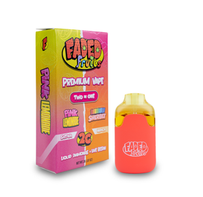 Faded Fruits Liquid Diamonds & Live Resin Disposable 2g - Pink Lemonade (S) x Rainbow Sherbet (I)