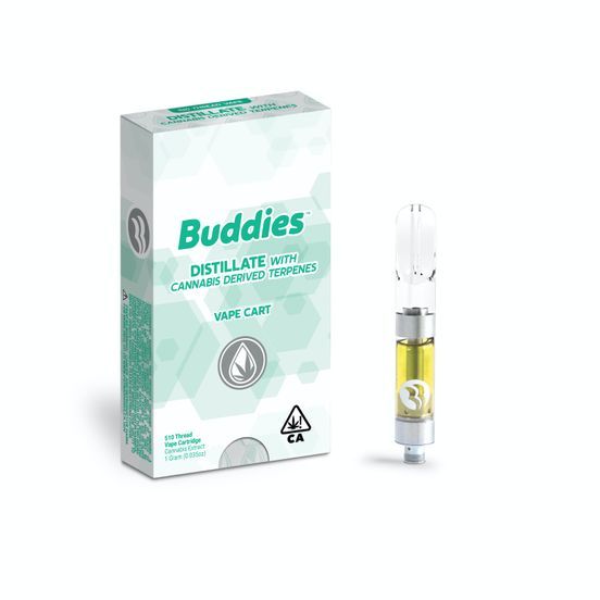 Buddies Brand - Punch Pop - Live Resin Distillate Vape Cart 1g