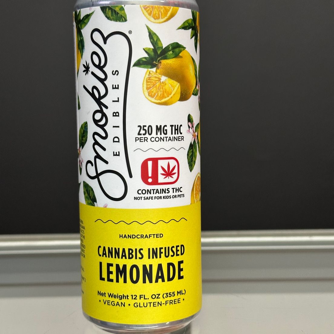 Lemonade 12oz (250 MG) By Smokies