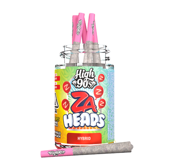 High 90s | Infused Prerolls | 5 x .5g | Bubble Hash | Za Heads