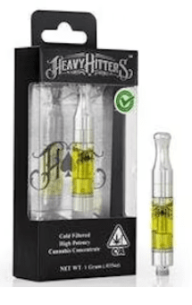 HEAVY HITTERS APPLE FRITTER 1G VAPE CARTRIDGE HYBRID