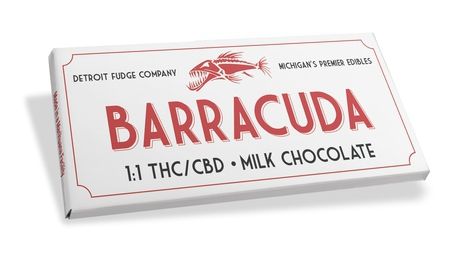 AU - Barracuda Bar - Milk Chocolate - 1:1 THC:CBD - 100mg