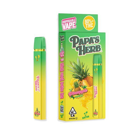 Papa's Herb - 1g Pineapple Express All In One Vape- PAPA'S HERB 1g