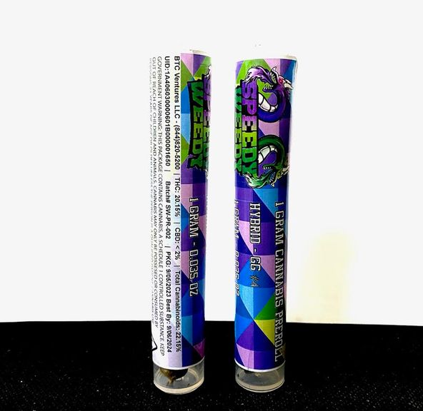 1. Speedy Weedy 1g Premium Pre Roll - GG#4