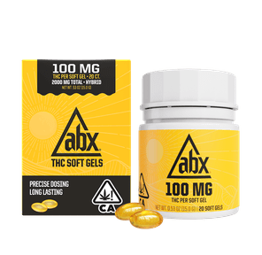 ABX 100mg THC Soft Gels 20ct