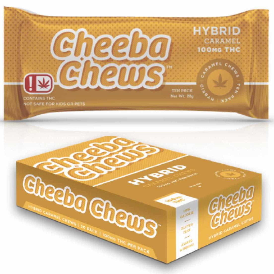 Cheeba Chews - Caramel Taffy - 100mg Hybrid