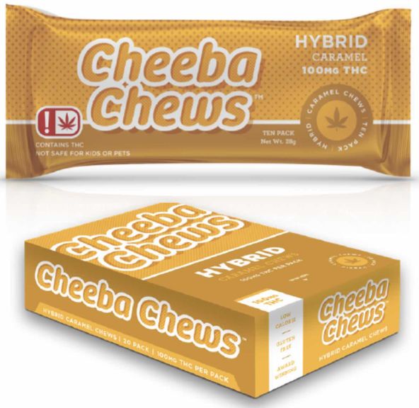 Cheeba Chews - Caramel Taffy - 100mg Hybrid