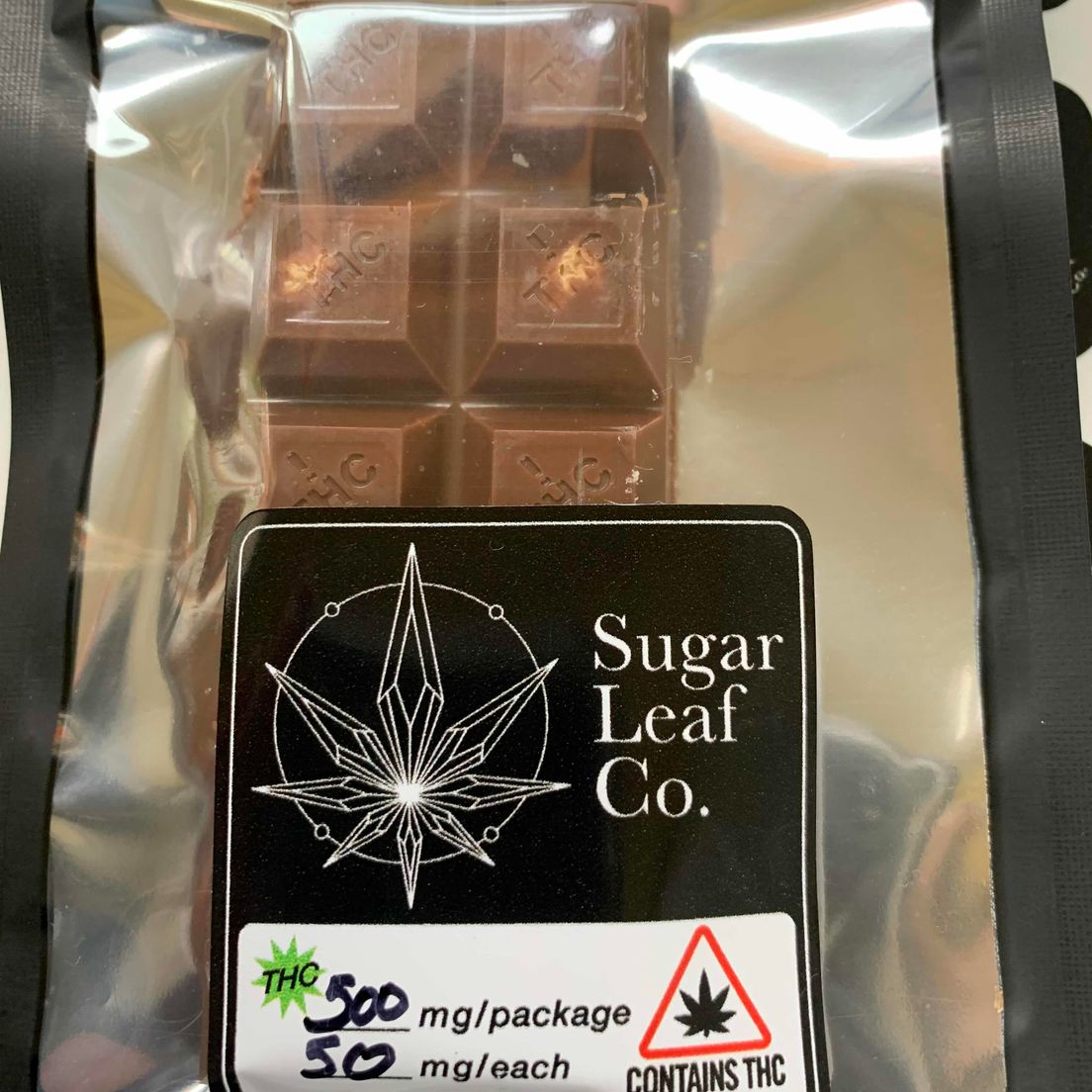 500mg Chocolate Bar (10 servings)