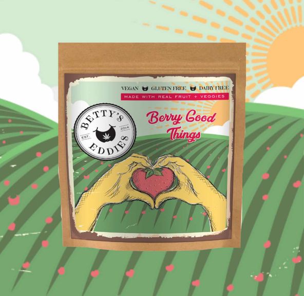 Betty's Eddies Berry Good Things Taffies - 10mg each - 100mg total - 10 pcs - Full Spectrum
