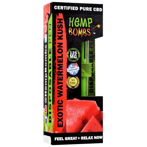 Hemp Bombs CBD Disposable Pen Exotic Watermelon Kush