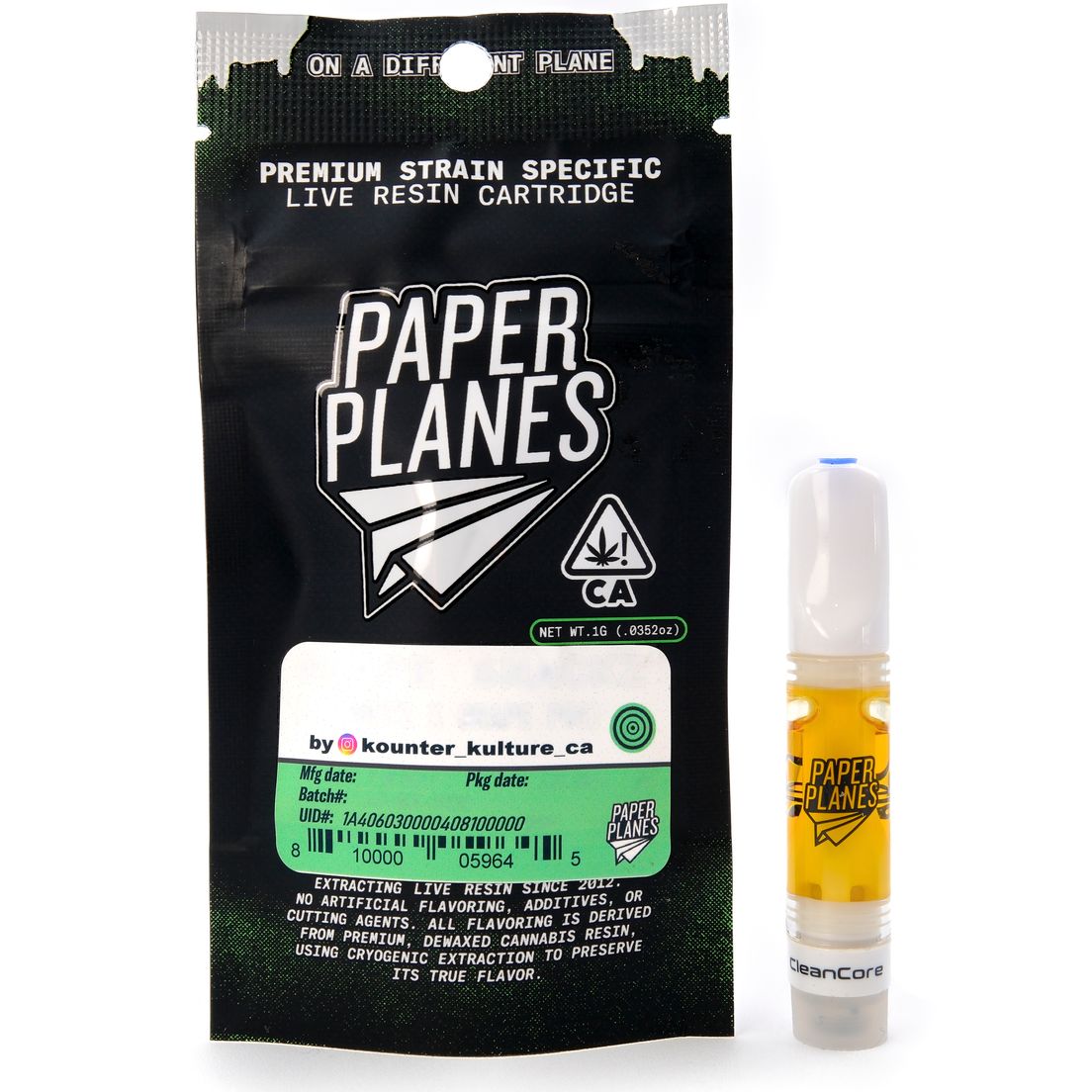 Paper Planes - Jokerz Candy 510 thread Live Resin Cartridge