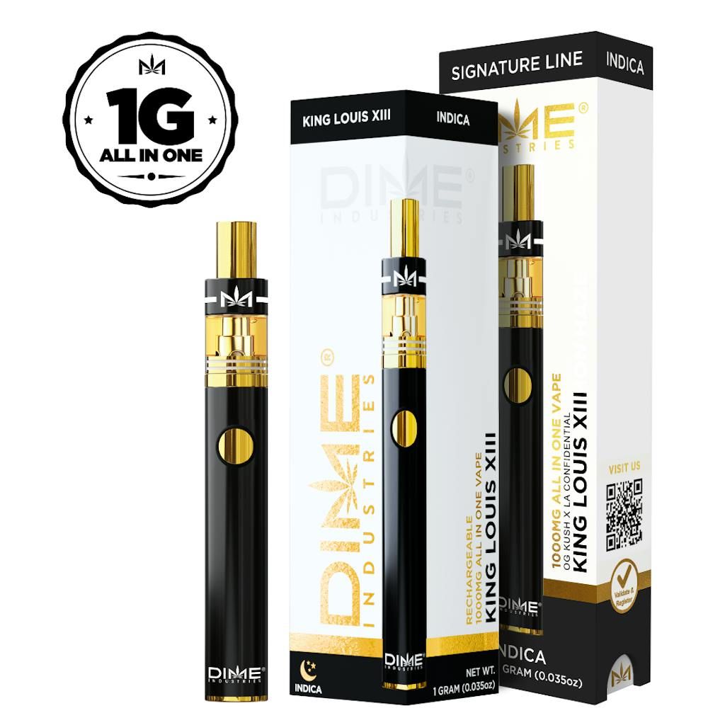 Dime Industries - King Louis Signature Line 1000MG Cartridge Tank 1g