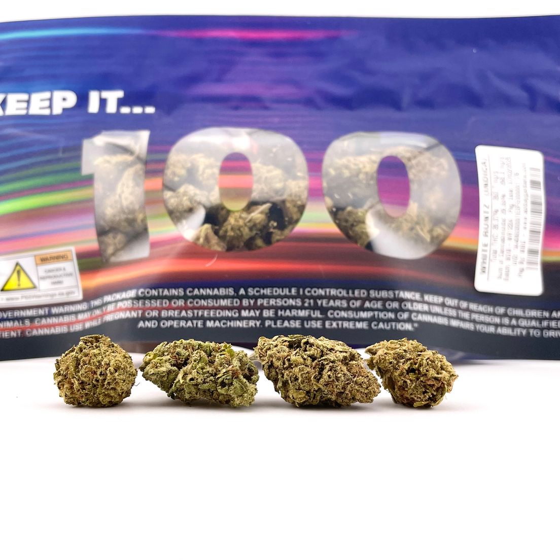*Deal! $69 1 oz. White Runtz (26.07%/Indica) - Keep it 100